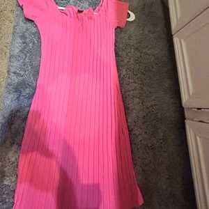Pink mini shein dress
